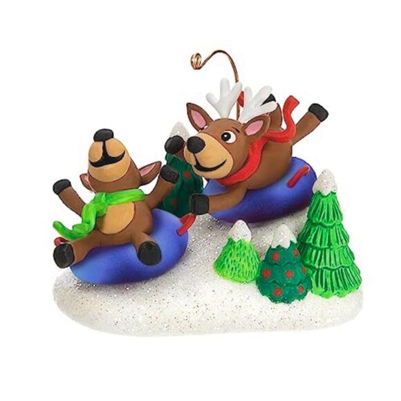 Hallmark Keepsake REINDEER ANTICS Christmas Tree Ornament 2023 Collectible NIB - Picture 1 of 10